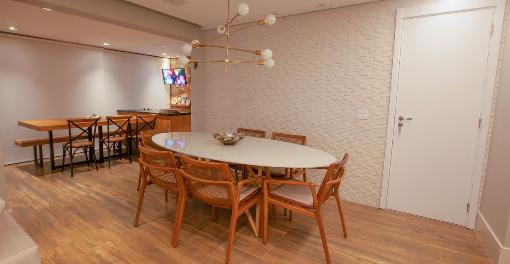 Sala de Jantar Apto CR por Grupo Costa Engenharia