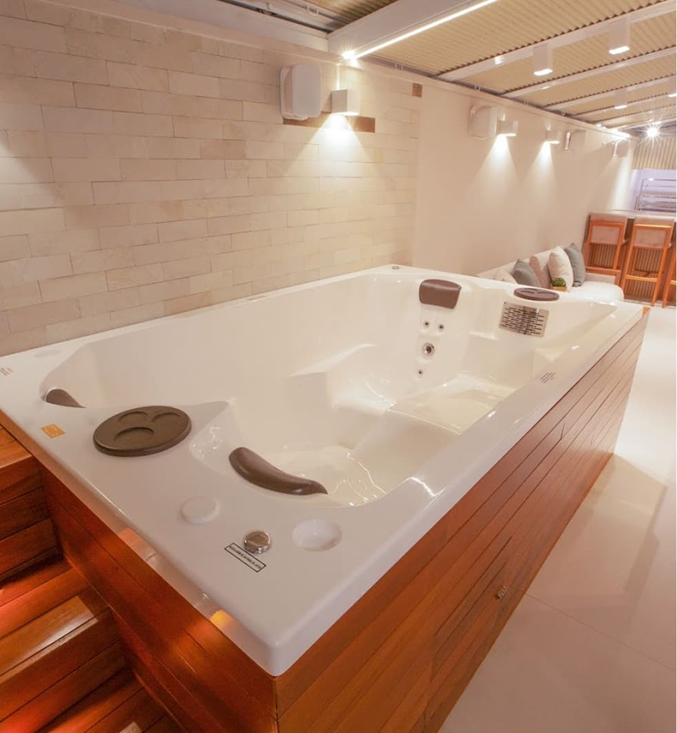 Jacuzzi - Área externa TM – Apto Clube Life por Grupo Costa Engenharia