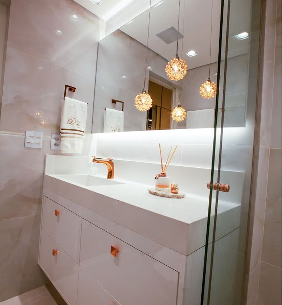 Lavabo TM – Apto Clube Life por Grupo Costa Engenharia