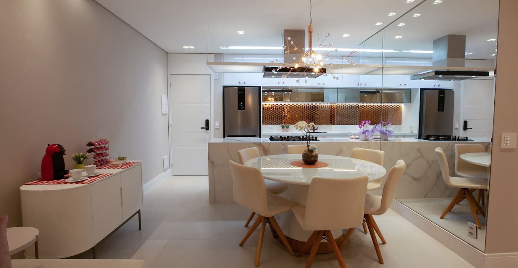 Sala de Jantar TM – Apto Clube Life por Grupo Costa Engenharia