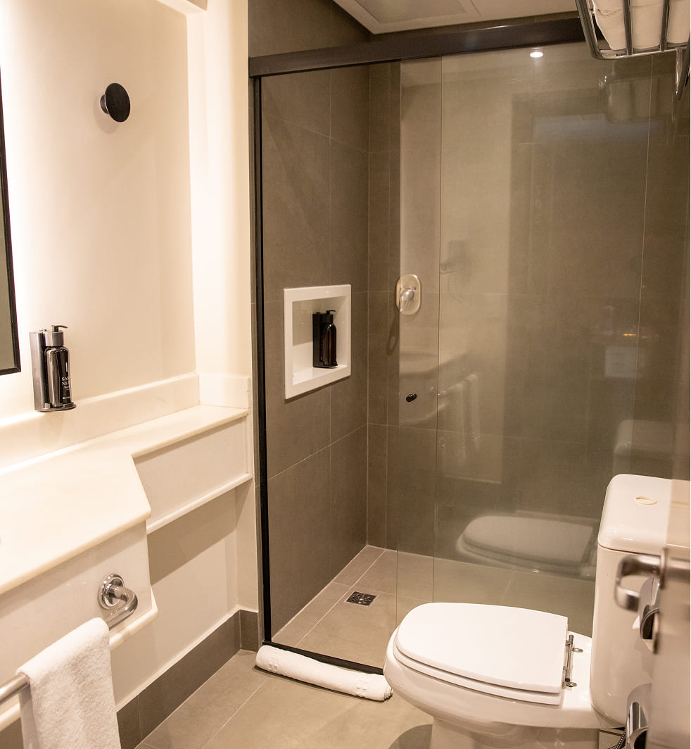 Banheiro Intercity Hotels por Grupo Costa Engenharia